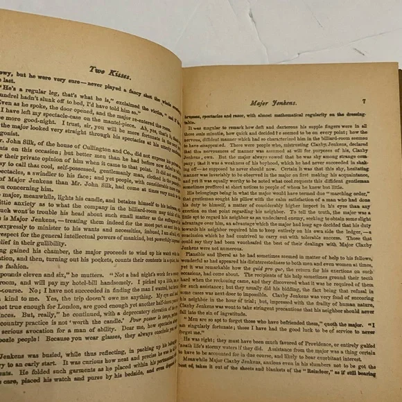 TWO KISSES Or TO WED OR NOT WED By Hawley Smart Victorian Novel 1886